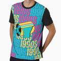 1990s retro design 33 - Teal Background by PunjabanJatti