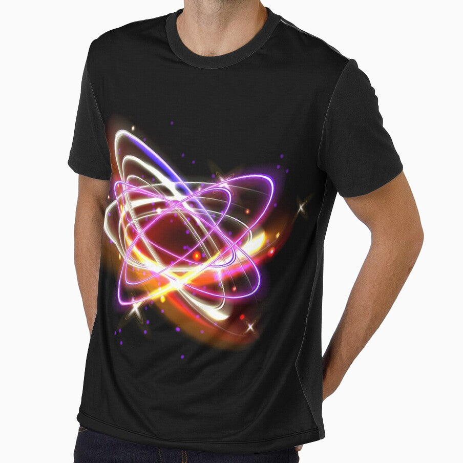 Electrons Neon Swirls by TeeBeesDesign