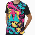 1990s retro design 12 - Black Background by PunjabanJatti