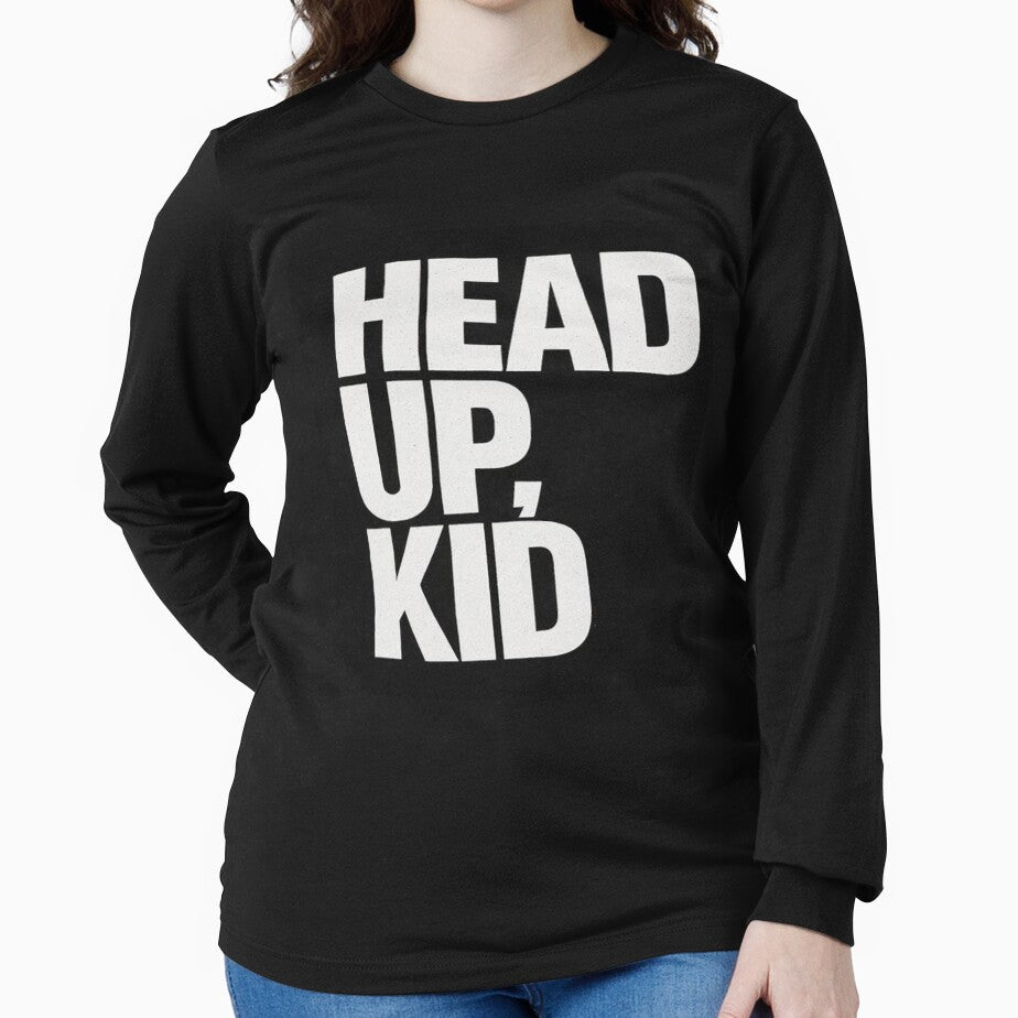 Head Up, Kid – Minimal Motivational Quote by RedOniStudio