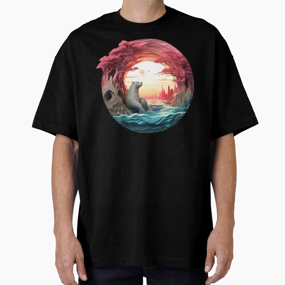 Vaporwave Polarbear by ArcticxShop