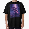 Luminescent Purple Mushroom Grove by The Rogue Mark