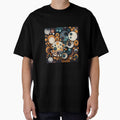 Circles ! overlapping earth colors in abstract form of polka dots design by UmagineArts