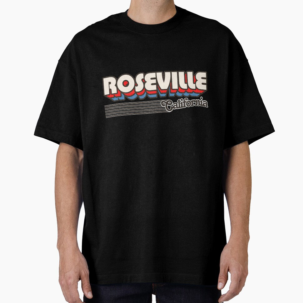 Roseville, California | Retro Stripes by retroready
