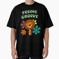 Funny Feline Groovy Lion Retro Cartoon by Nature's Fancy