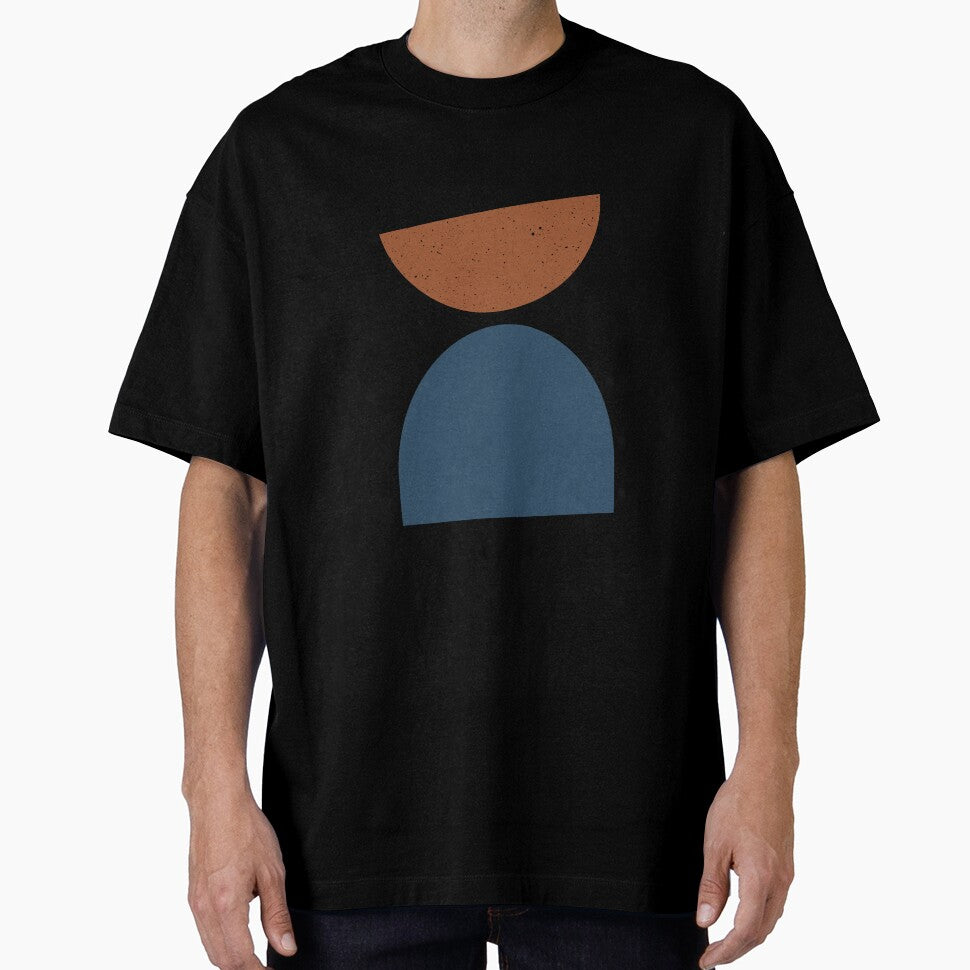 Unbalance Blue And Brown by ArunikaPrints