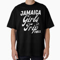 Jamaica Girls Trip 2023 Party Women White Text Art Cute Costume by 27th-Tee