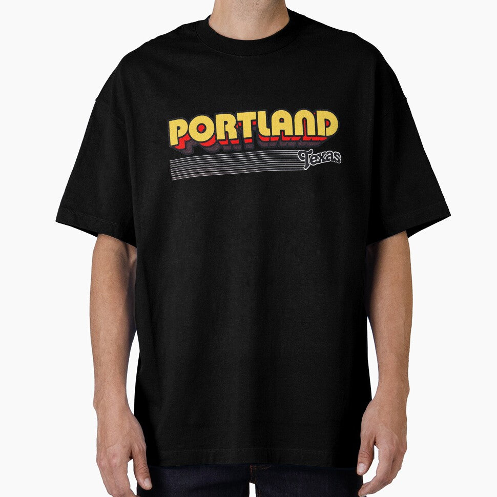 Portland, Texas | Retro Stripes by retroready