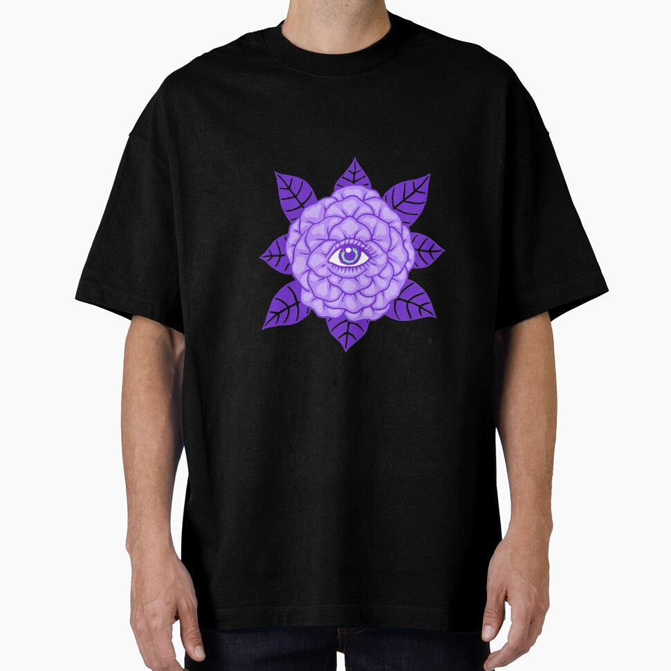Purple Mystic Eye Flower by Strang3Shop
