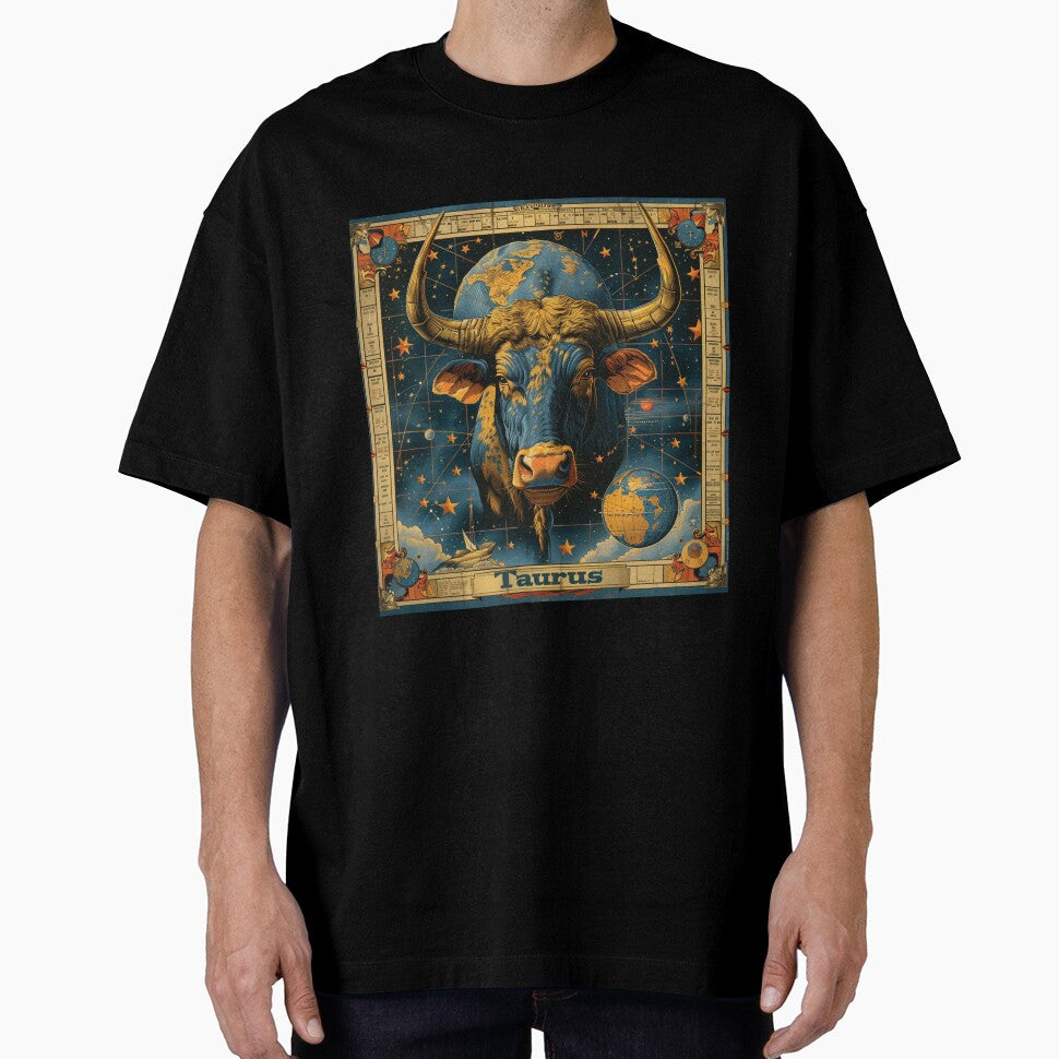 Vintage SciFi Style Taurus Zodiac Sign by AiHead