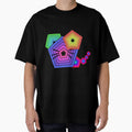 Pentagonal Purr: Overlapping Cat with Tail by EnjoYarty