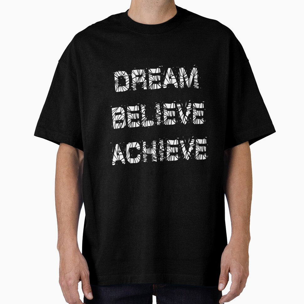 Dream Believe Achieve, Motivational T-Shirt, Etc. by Crow and Monkey