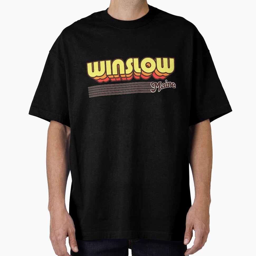 Winslow, Maine | Retro Stripes by retroready