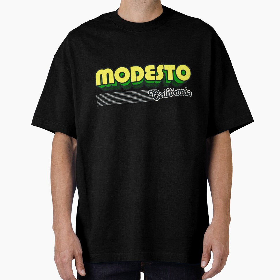 Modesto, California | Retro Stripes by retroready
