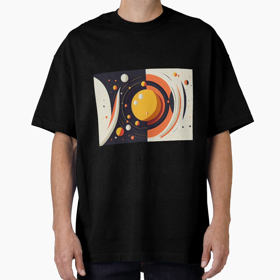 Solar system. Colorful planets, galaxy and universe. Space cartoon by anytka