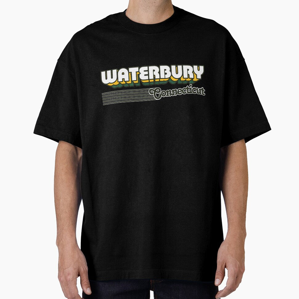 Waterbury, Connecticut | Retro Stripes by retroready
