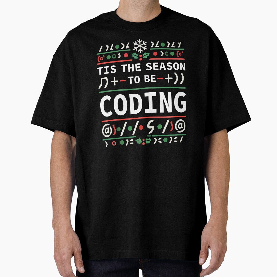 Tis The Season To Be Coding - Funny Computer Coder Christmas by chantastical