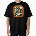 Good Vibes Only Retro Aesthetic – Vintage 70s Positive Quote Design by MEg-1985