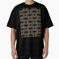Black and Brown Zig Zag Stripe Star Pattern Pairs DE 2022 Trending Color Tuscan Mosaic DE6208 by ColorOfTheYears