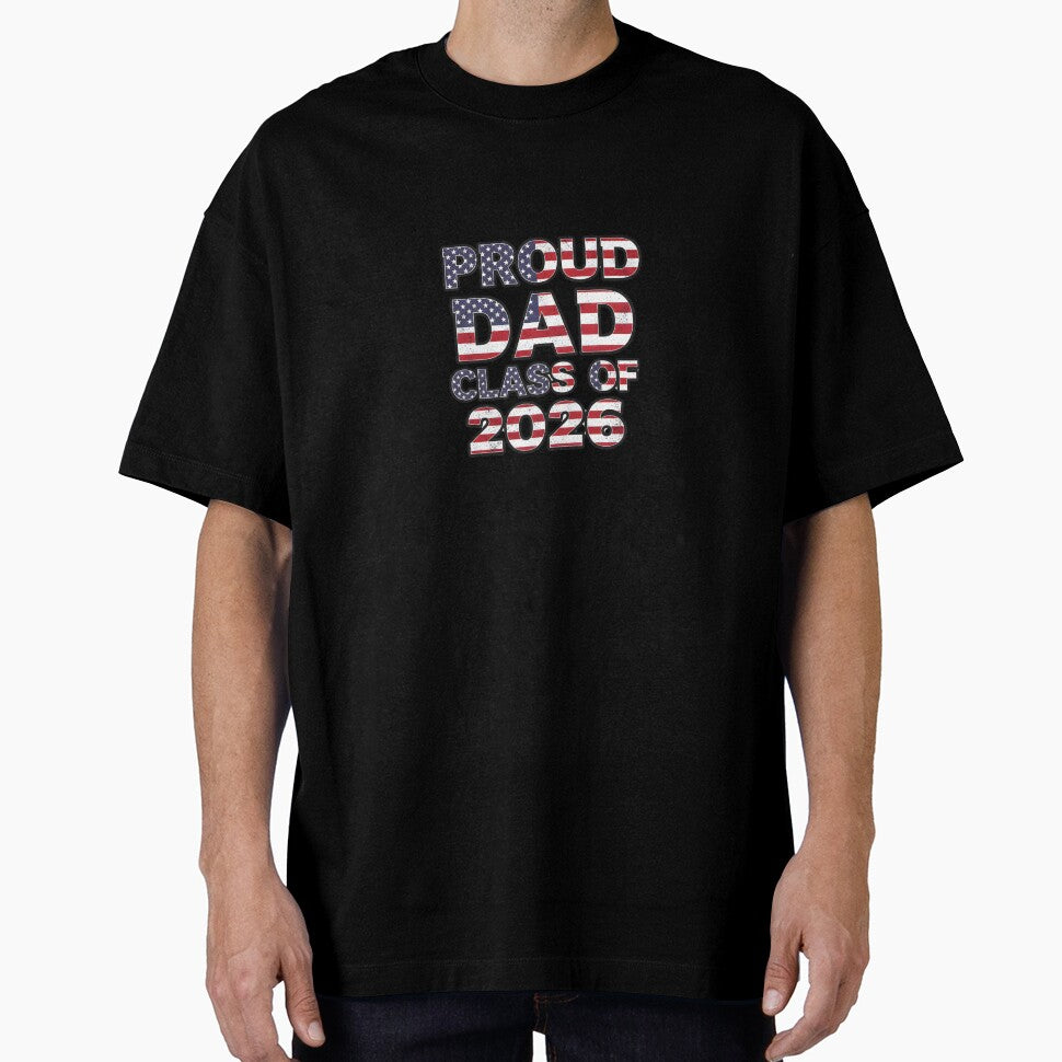 Proud Dad Class of 2026 Graduation Grunge by Kvarny