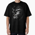 Gorilla Smoking Cigar Minimalist Design Monochromatic by BeaverFriends