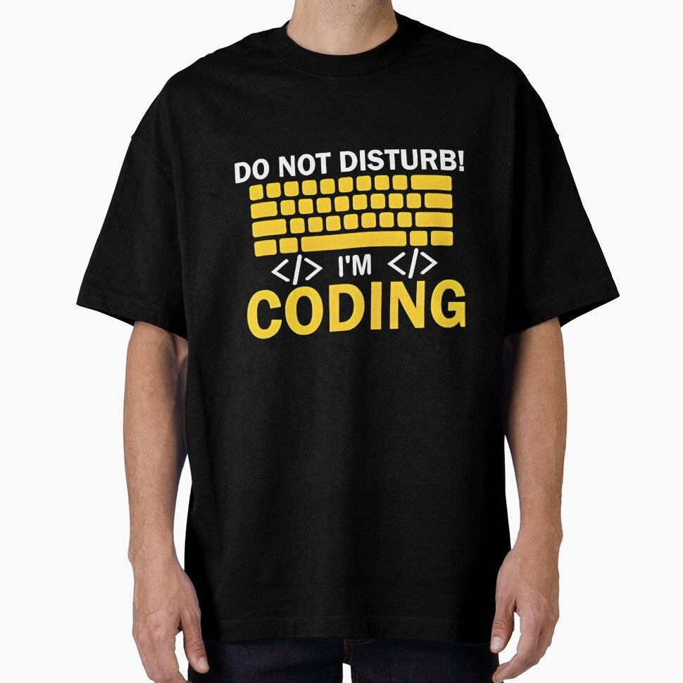 Do Not Disturb I am Coding Warning For Programmers by Zenith Design