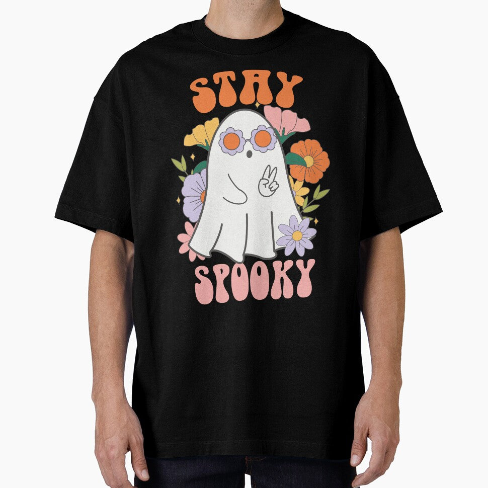 Retro Halloween, Stay Spooky, Spooky Vibes, Groovy Halloween, Halloween Vibes, Groovy Ghost, Cute halloween by happylilclouds