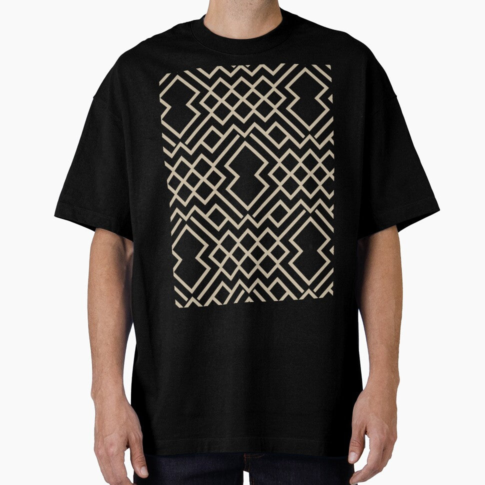 Beige and Black Abstract Geometric Shape Pattern Pairs Valspar 2022 Color of the Year Country Charm 3007-10B - Color Trends by ColorOfTheYears