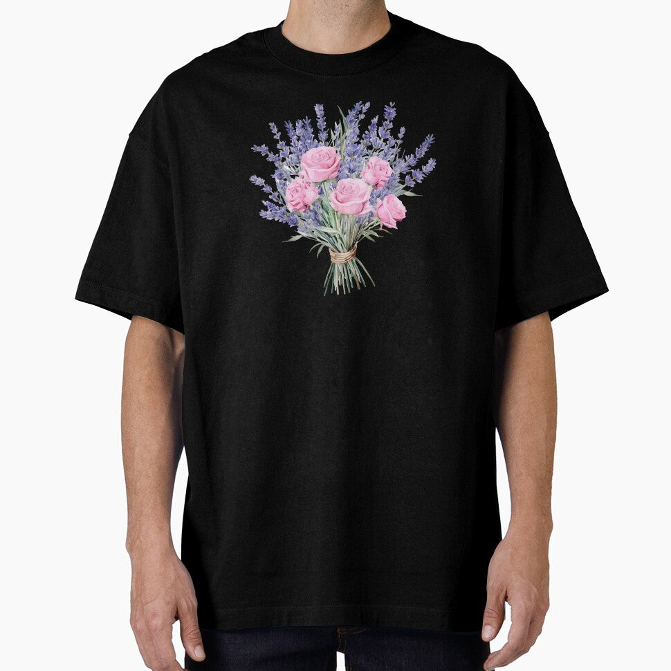Lavender Bouquet With Rose by New-School-Wave