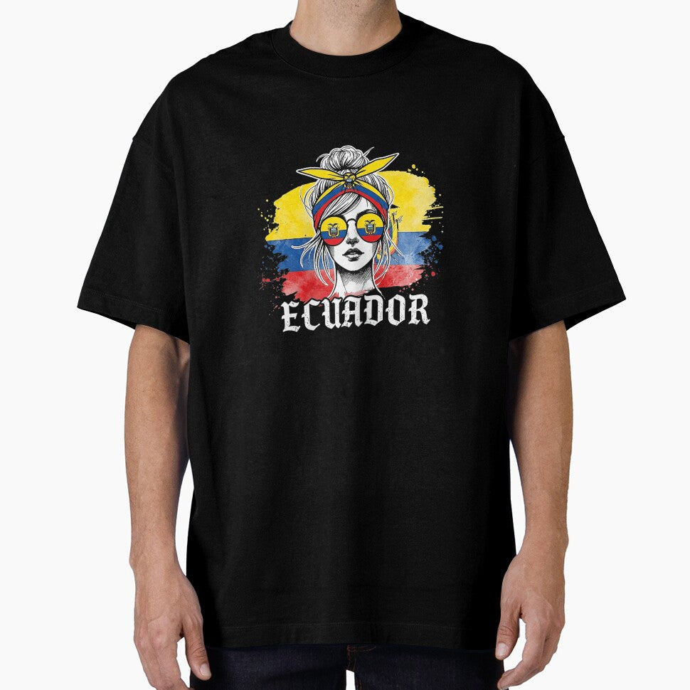 Ecuadorian Flag Pride Ecuador Messy Bun by ArleneRowe