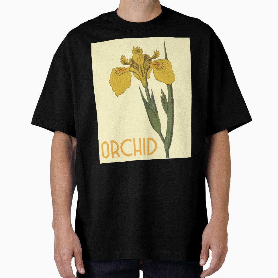 Yellow Orchids Flowers Botanical Illustration by Creative  Tagging