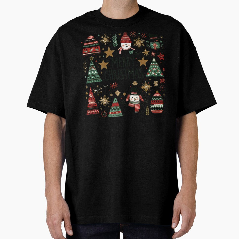 Cool Christmas Pattern and Snowmen by Yas_oma