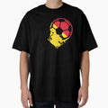 Belgium Soccer Flag Football with Paint Splatter Effect by Shiraufa