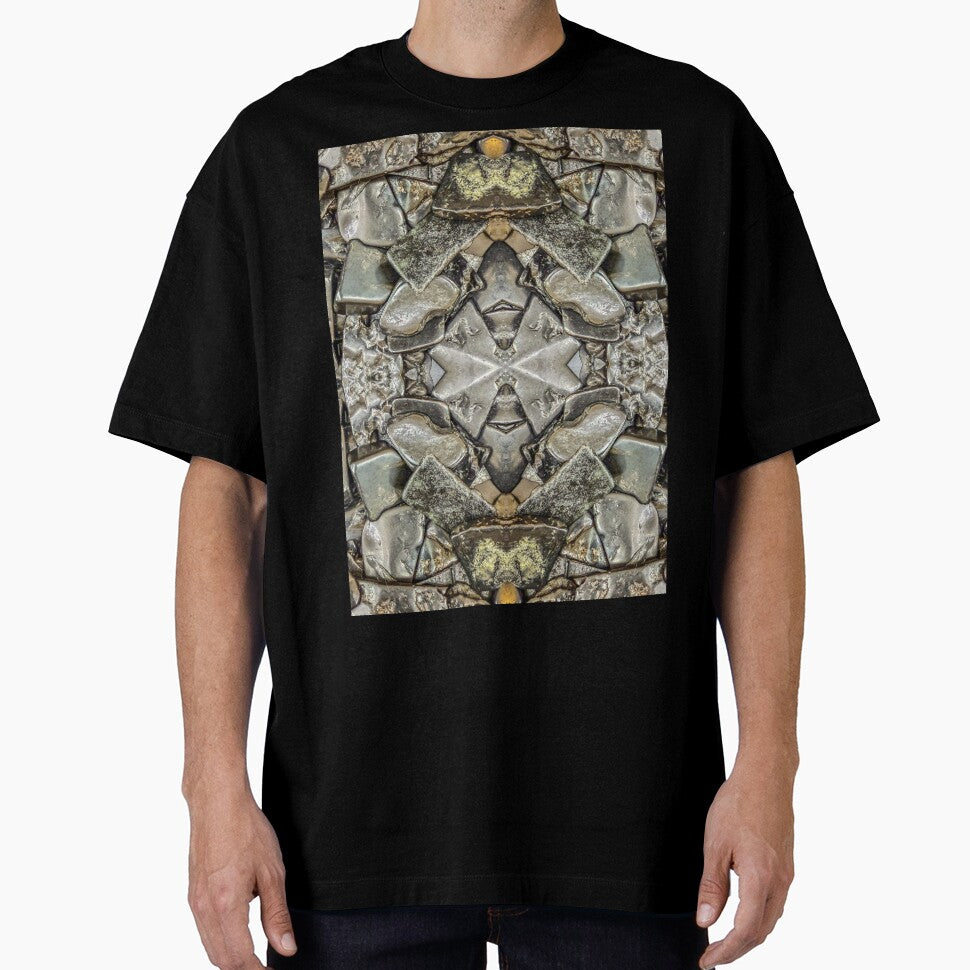 Stone Axis – Symmetrical Rock Abstract Mandala by aadventures
