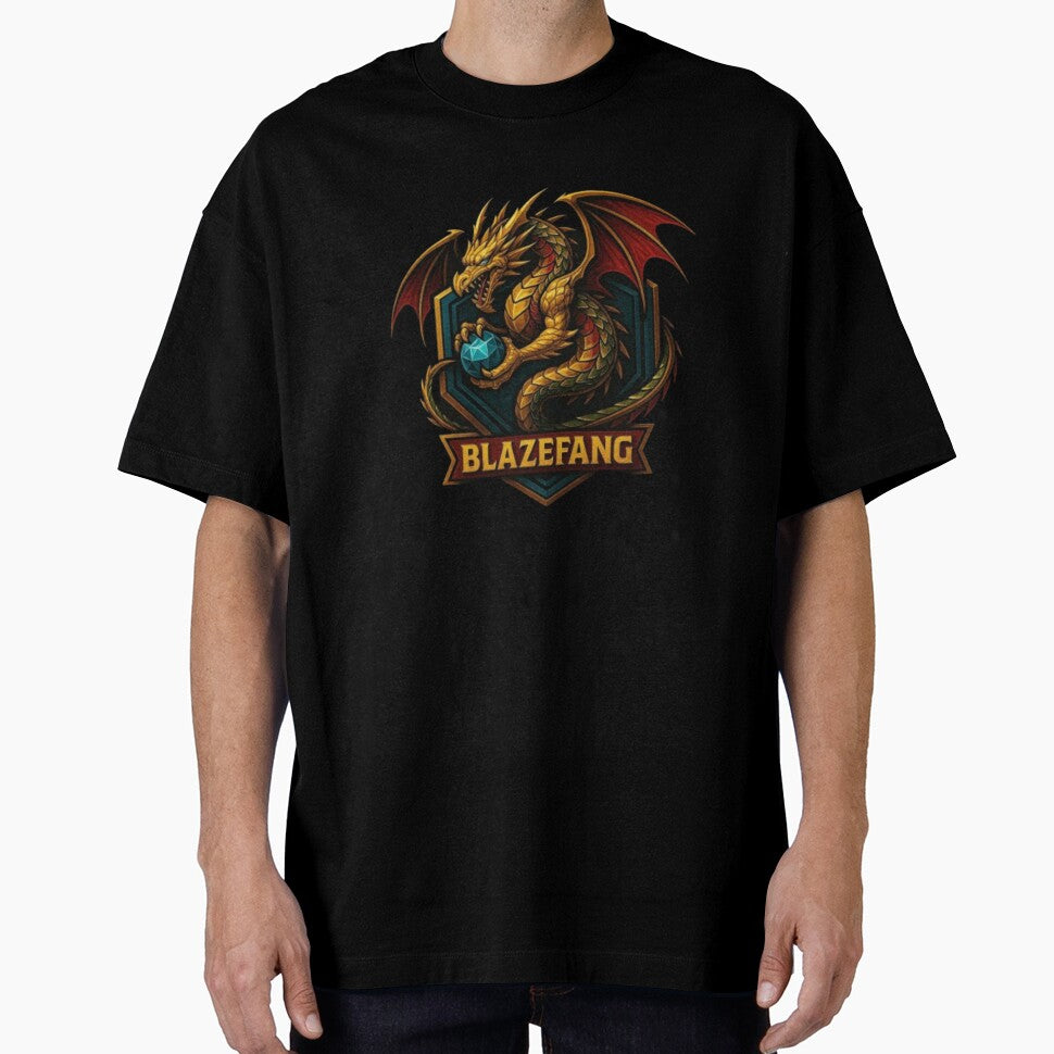 Blazefang – Western Dragon Mythology Design | European Fire‑Breathing Dragon, Medieval Folklore, Treasure Guardian & Legendary Beast by Typologystudios