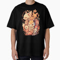 Nine-Tailed Kitsune and her Spirit Companions by JOLI Design