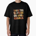Take The Risk Or Lose The Chance Retro 70s Typography by avwear