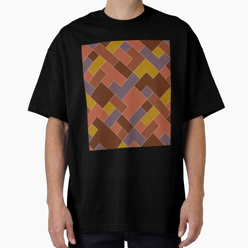 Wine Mid Century Diagonal Pattern by chntl-shop