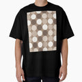 Neutral Warm Colour Circle Dots Design by PatternTitan