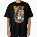 Retro Teacher the power of knowledge. by JonelleTshirts
