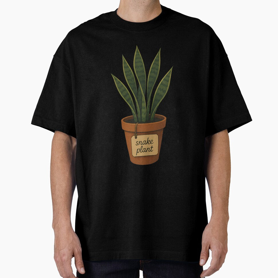 Potted Snake Plant Houseplant Botanical Illustration by k3rstman1