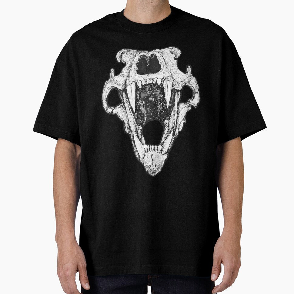 Macabre Bear Skull Anatomy Vintage Sketch by cxjrusdkc4