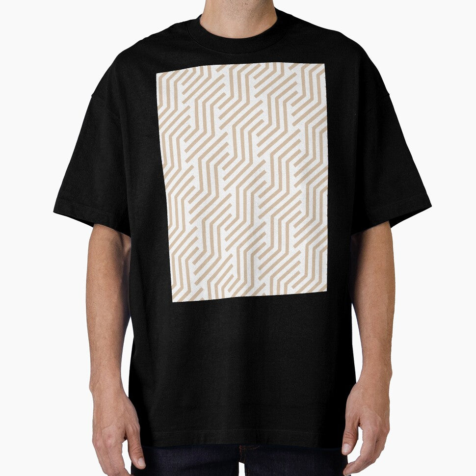 Brown and White Tessellation Line Pattern 21 Pairs DE 2022 Trending Color Cliff's View DEC720 by ColorOfTheYears