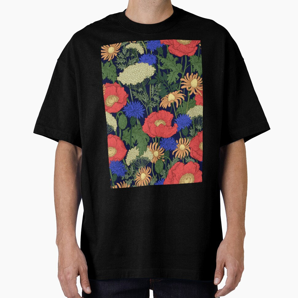 Spring wildflowers - retro pattern by PP-Patterns