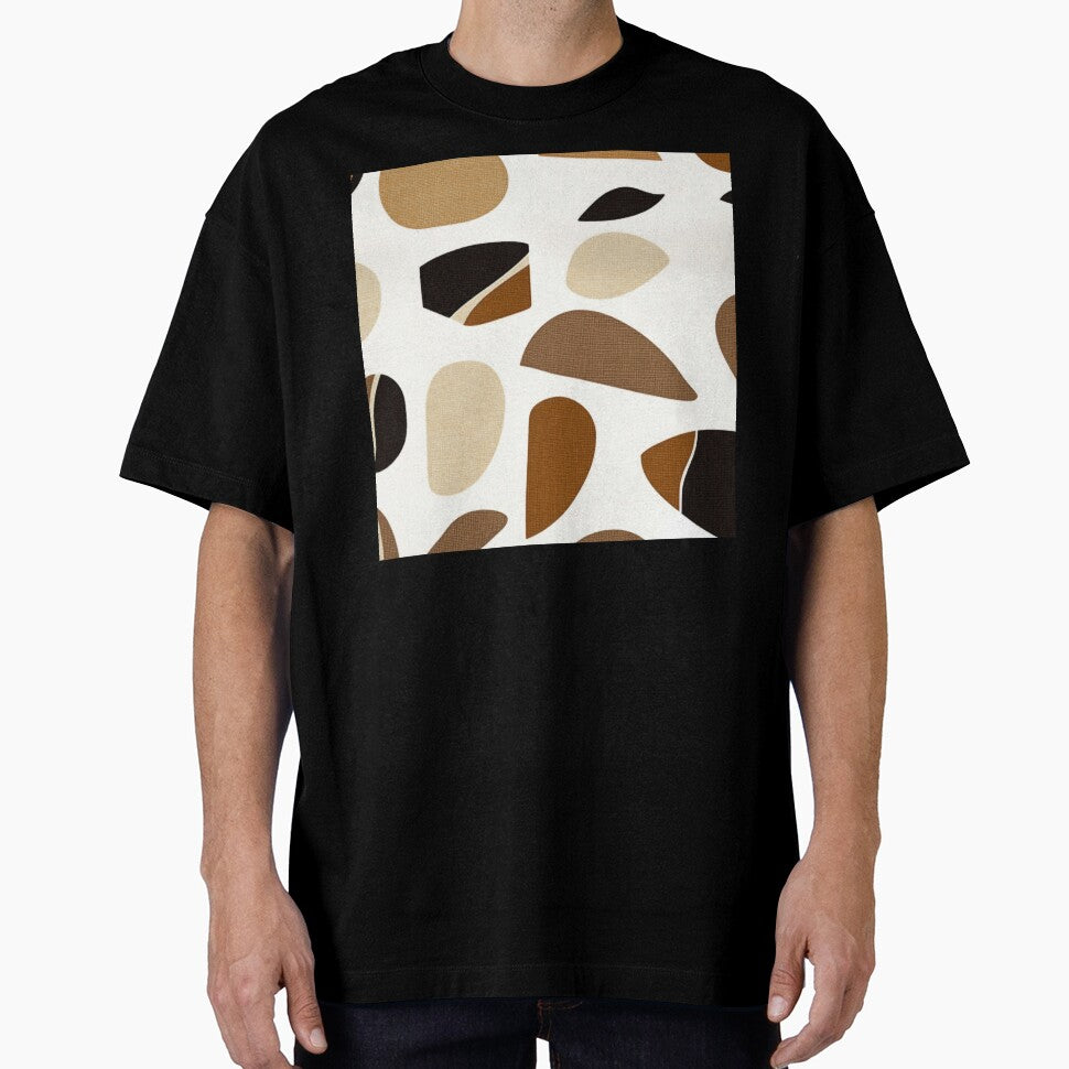 Mid-Century Modern Abstract Shapes in Earth Tones by PaintbrushPlace