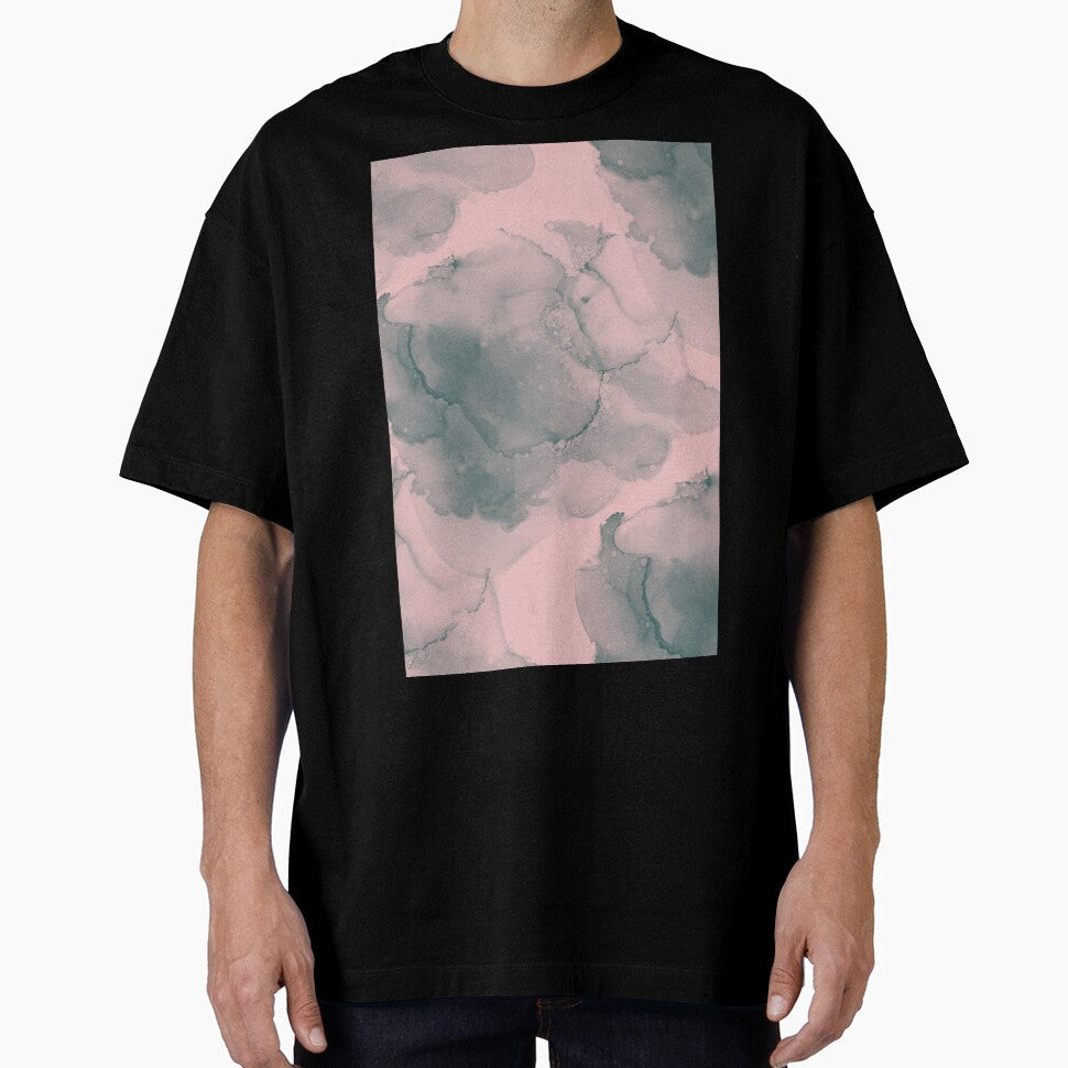 Retro Cloudy Smoky Pattern- Abstract Fluid Wavy Art by Atokeh