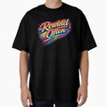 Rewind Often – Retro 80s Rainbow Neon Script (VHS Vibes) by All I Need Designs
