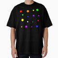 Bright Bold Retro Scattered Rainbow Flowers Pack by Aesthetic Crew