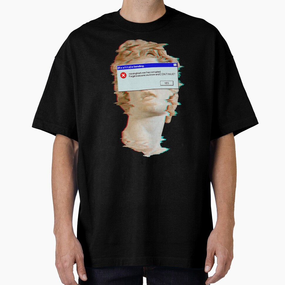 Reality is Bending. Aesthetic Greek Statue with error popup product by D-C-Designs