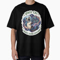 Space Cat Galaxy Cactus Explorer - Cosmic Succulent Sticker by Barkashow
